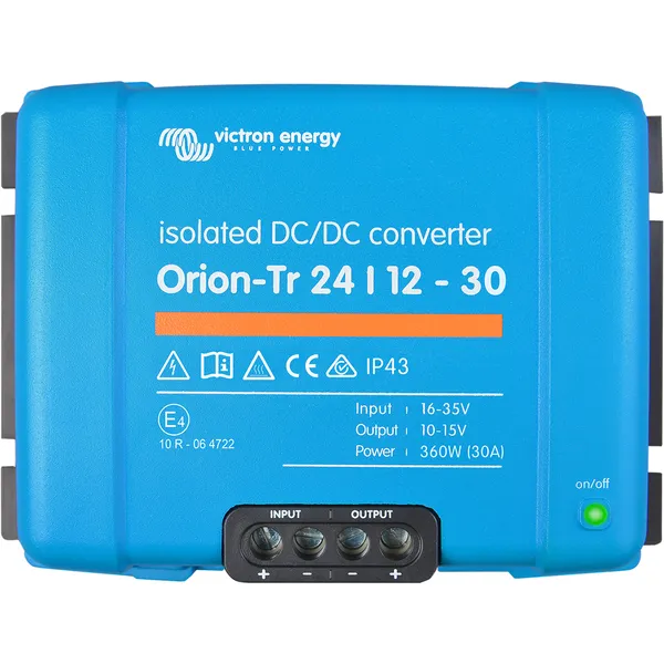 Victron Orion TR Smart DC-DC Lader 24>12V 30A, Galvanisk isolert