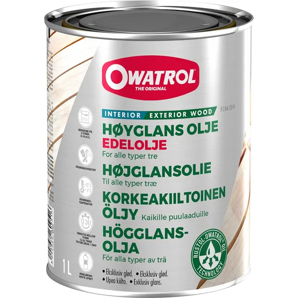 Owatrol Edelolje Høyglans 1 l