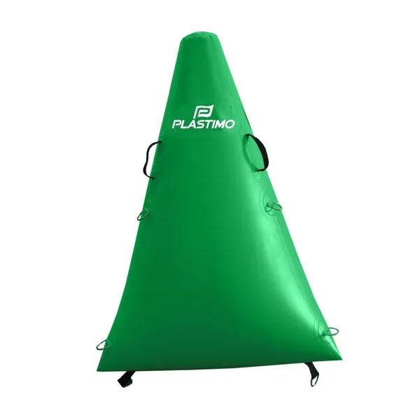 Plastimo Rundingsmerke regatta / trekantet 100x150 cm / Grønn