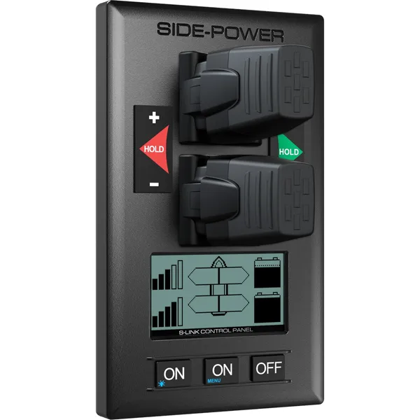 Side-Power dobbel effektkontroll for baugpropeller/hekkthruster