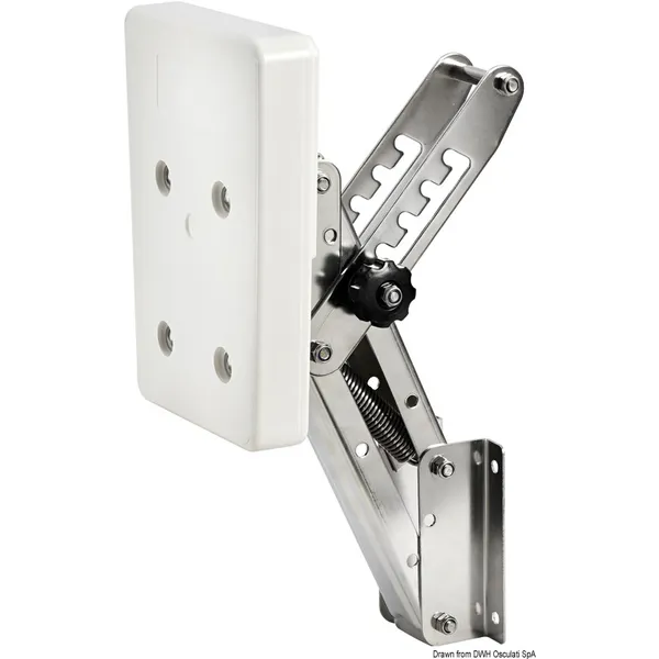 Osculati justerbar motorbrakett, -8 hk / 30 kg