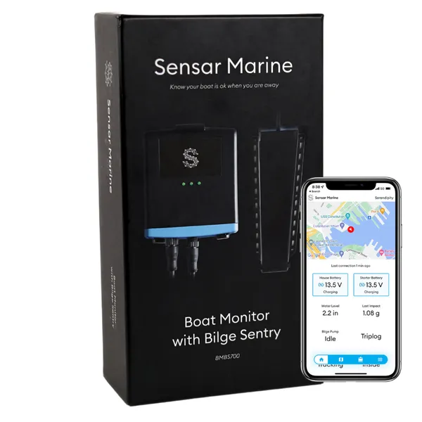 Sensar Marine Båtmonitor med lensevakt