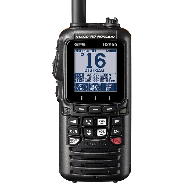 Standard Horizon HX890E håndholdt VHF med GPS og DSC