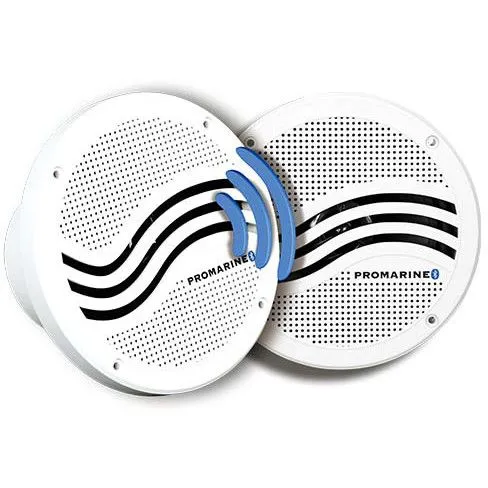 LTC Promarine BT65 6,5" høyttalere med forsterker og Bluetooth (hvit)