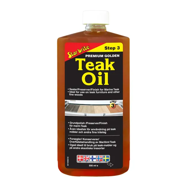 Star Brite Premium Golden Teak Oil Step 3 - 500ml