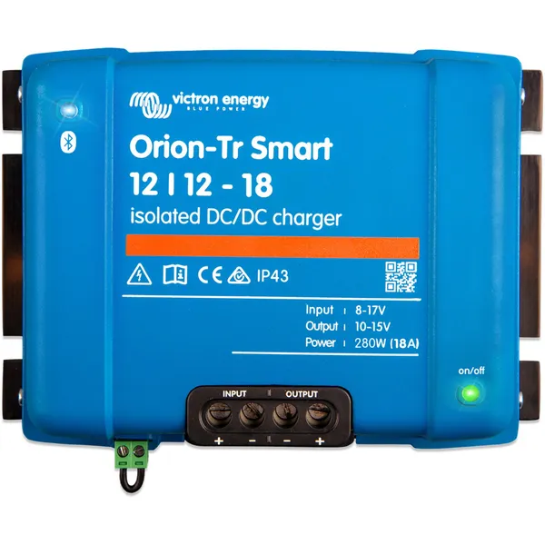 Victron Orion TR Smart DC-DC lader 12>12V 18A, Galvanisk isolert