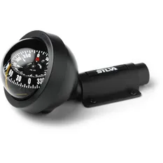 Silva 70UN universalkompass - håndholdt og brakettmontert (svart)