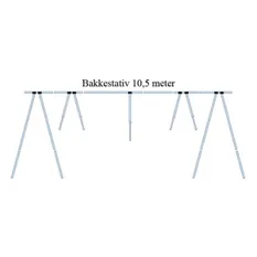 Multimarine Bakkestativ Aluminium for båter 29-31 fot, mønelengde 10,5 m