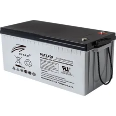 Ritar DC12-200 AGM-batteri 200Ah