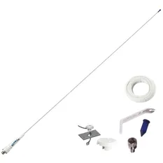 Glomex VHF antennepakke, RA106SLS med stålpisk