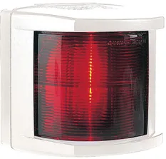 Hella modell 2984 babord (rød) lanterne med hvitt hus
