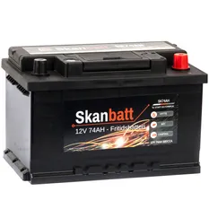 Skanbatt SK74AH Fritidsbatteri 12V 74Ah blybatteri 