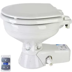 Jabsco Quiet Flush - Elektrisk Toalett compact 12v