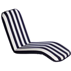 Comfort Seat Classic Large bærbar pute med justerbar rygg (hvit/blå)