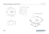 ScanStrut Aluminium PowerTower 25cm