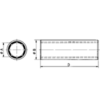 Sleipner Vannsmurt Cutlesslager 40 / 55mm - Messing