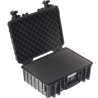 B&W Outdoor Cases Type 5000 SI sort oppbevaringskasse med skuminnlegg (22,1 liter)