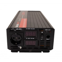 WPSW-R 3000W ren sinus-inverter m/trådløs fjernkontroll - 12Volt 