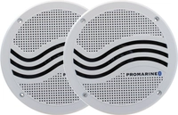 LTC Promarine BT65 6,5" høyttalere med forsterker og Bluetooth (hvit)
