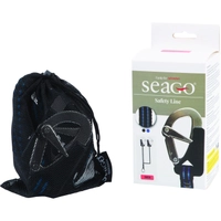 Seago sikkerhetsline elastisk med 2 kroker og løkke.