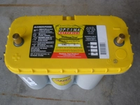 Optima YellowTop YTS 5.5 12V 75Ah AGM start og forbruksbatteri