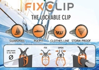 FIXCLIP klesklype med grep fra 5-32mm (2 pk)