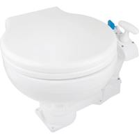 Matromarine manuelt toalett med standard bolle og soft close-lokk