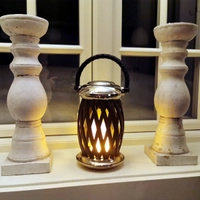 Homeline Ignis oppladbar LED-lampe med flamme-effekt