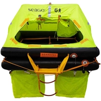 Seago Sea Cruiser ISO 9650-2 redningsflåte for 6 personer (Bag)