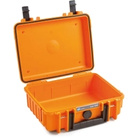 B&W Outdoor Cases Type 1000 SI oransje oppbevaringskasse med skuminnlegg (4,1 liter)
