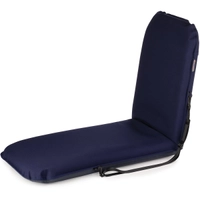 Comfort Seat Classic Large bærbar pute med justerbar rygg (blå)