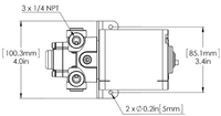 Simrad Pump-2 12 volt hydraulisk autopilot pumpe