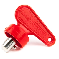Quick nøkkel for hovedstrømbryter, rød