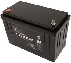 Skanbatt Litium LiFePo4 12V batteri 125Ah med Bluetooth og innebygget BMS