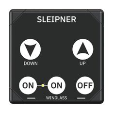 Sleipner Touch betjeningspanel for ankervinsj 12/24V (sort)