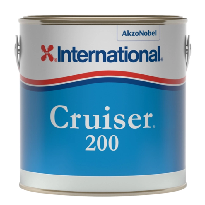 International Cruiser 200 selvpolerende bunnstoff, hvit 2,5L