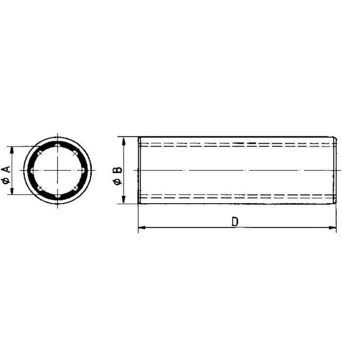 Sleipner Vannsmurt Cutlesslager 40 / 55mm - Messing