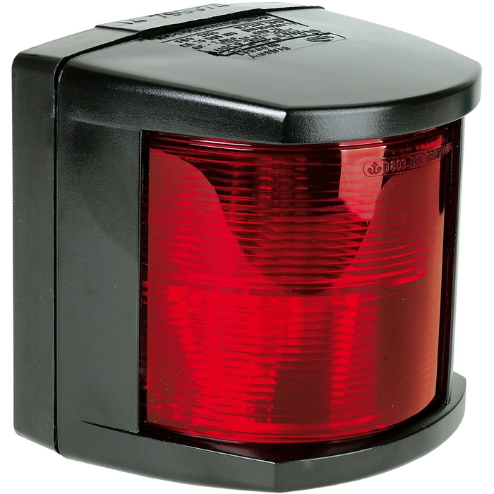 Hella modell 2984 babord (rød) lanterne med sort hus