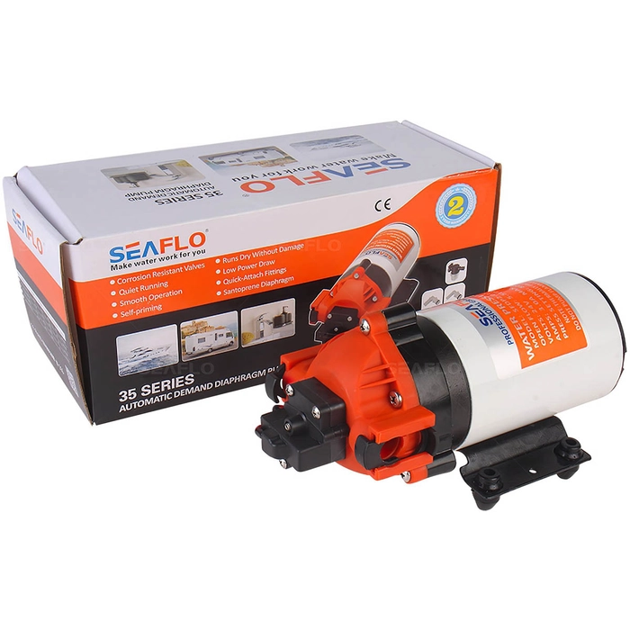 Seaflo Serie 35 trykkvannspumpe 11,3L (12V) Seatronic