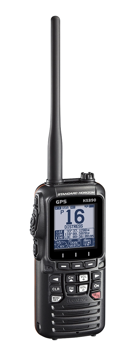 Standard Horizon HX890E håndholdt VHF med GPS og DSC