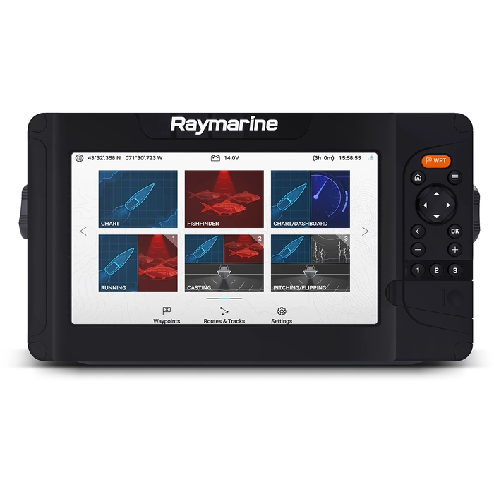 Raymarine Element 9HV 9" kartplotter med ekkolodd inkl. giver