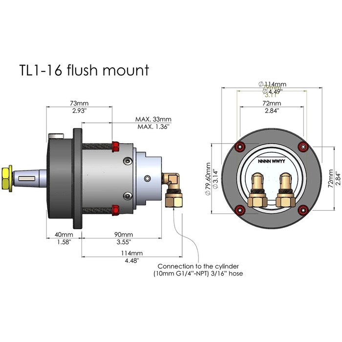 Hydrodrive hydraulisk rattpumpe TL1-16