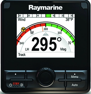 Raymarine EV-2 DBW Volvo Edition autopilot med p70R-display