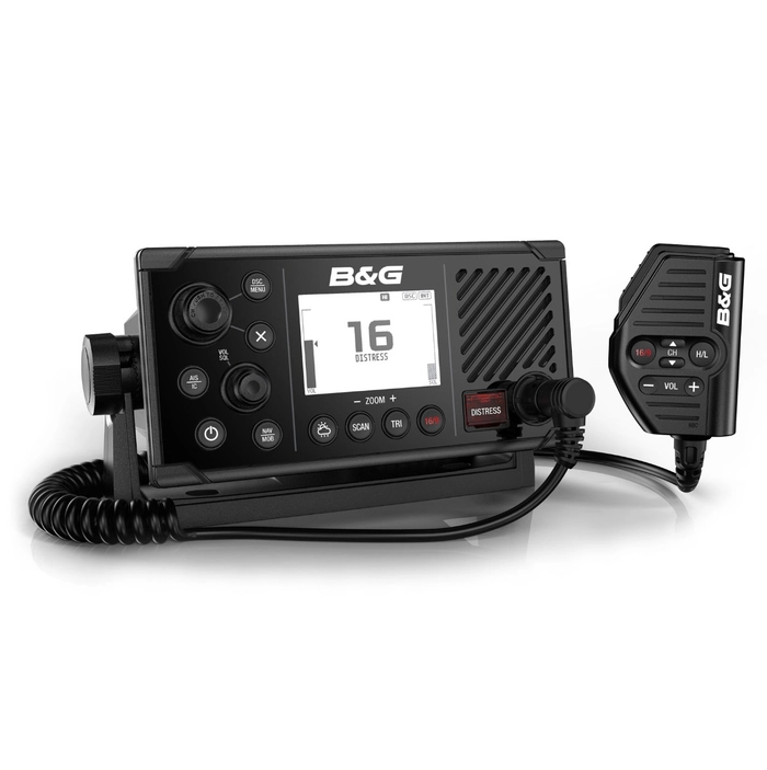 B&G V60 fastmontert VHF med innbygget GPS og AIS mottaker