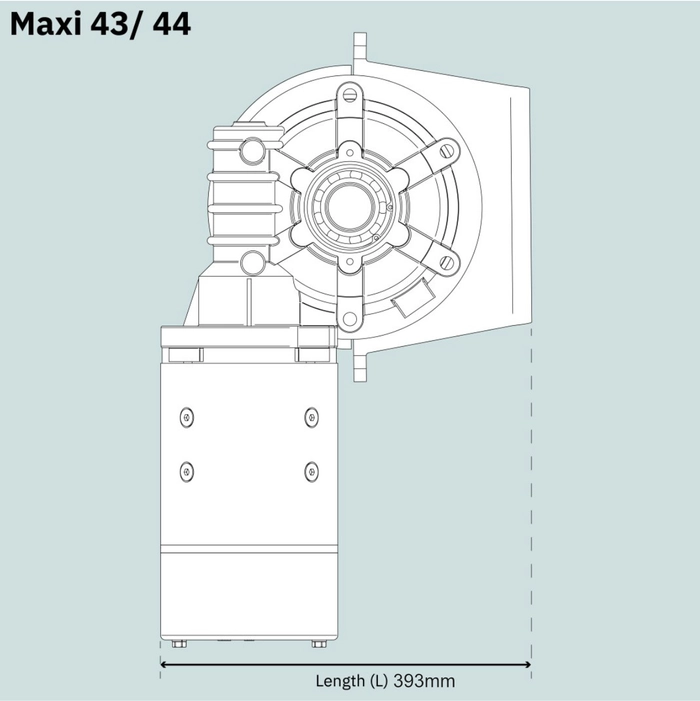 Side-Power Engbo ankervinsj Maxi 43 styrbord 1000W (12V)
