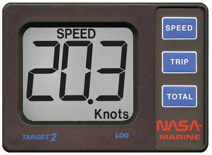 Nasa Target hastighet og logg (med giver)