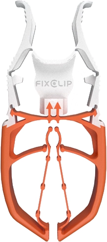 FIXCLIP klesklype med grep fra 5-32mm (2 pk)