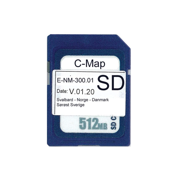 C-MAP MAX elektroniske sjøkart SD brikke