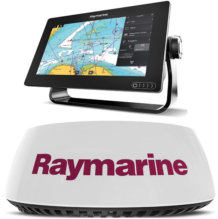 Raymarine Axiom 9" kartplotter og radar pakke