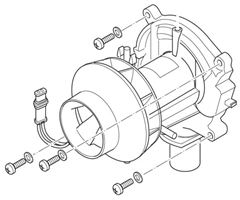 Eberspächer viftemotor for Airtronic D4,24v